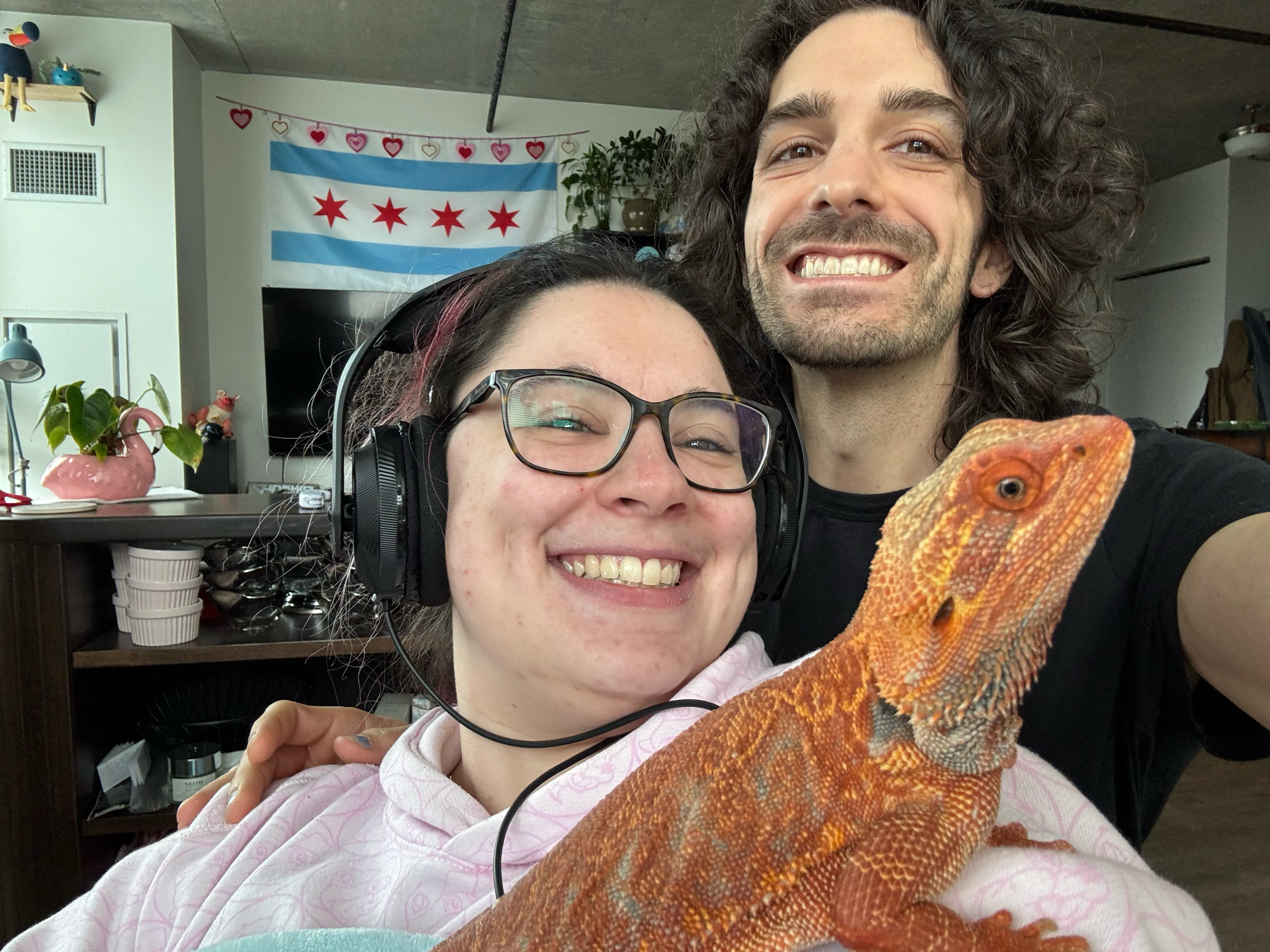 Emma, Rafiq, and Wrex